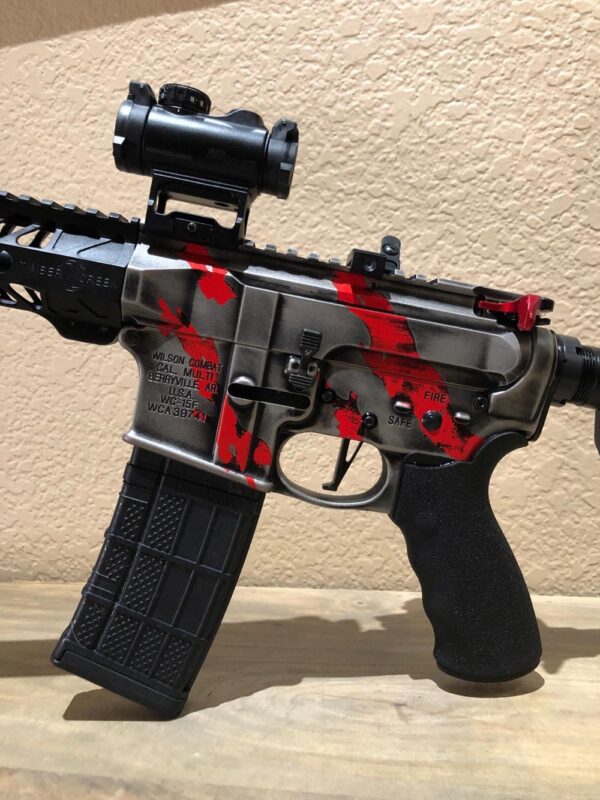 Battle Worn Gray Red Slash - Image 4