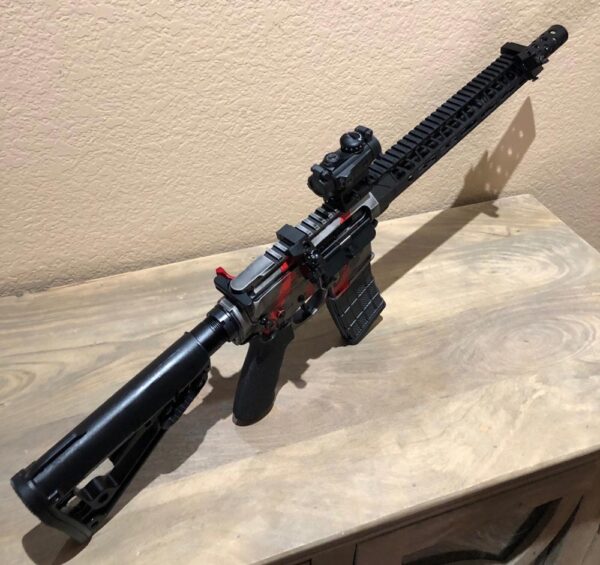 Battle Worn Gray Red Slash - Image 3