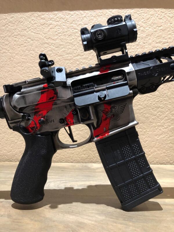 Battle Worn Gray Red Slash - Image 2